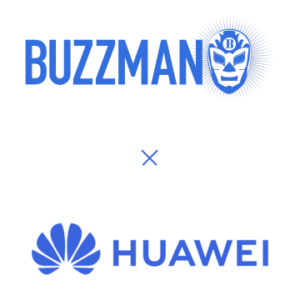 Logo "Buzzman X Huawei"